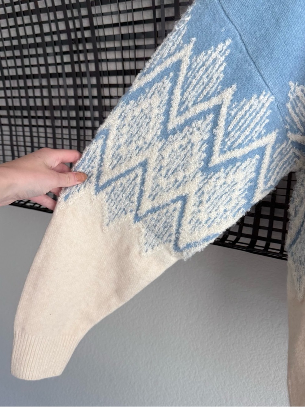 Varley Hedda Fairisle Half-Zip Knit - Picture 3 of 8